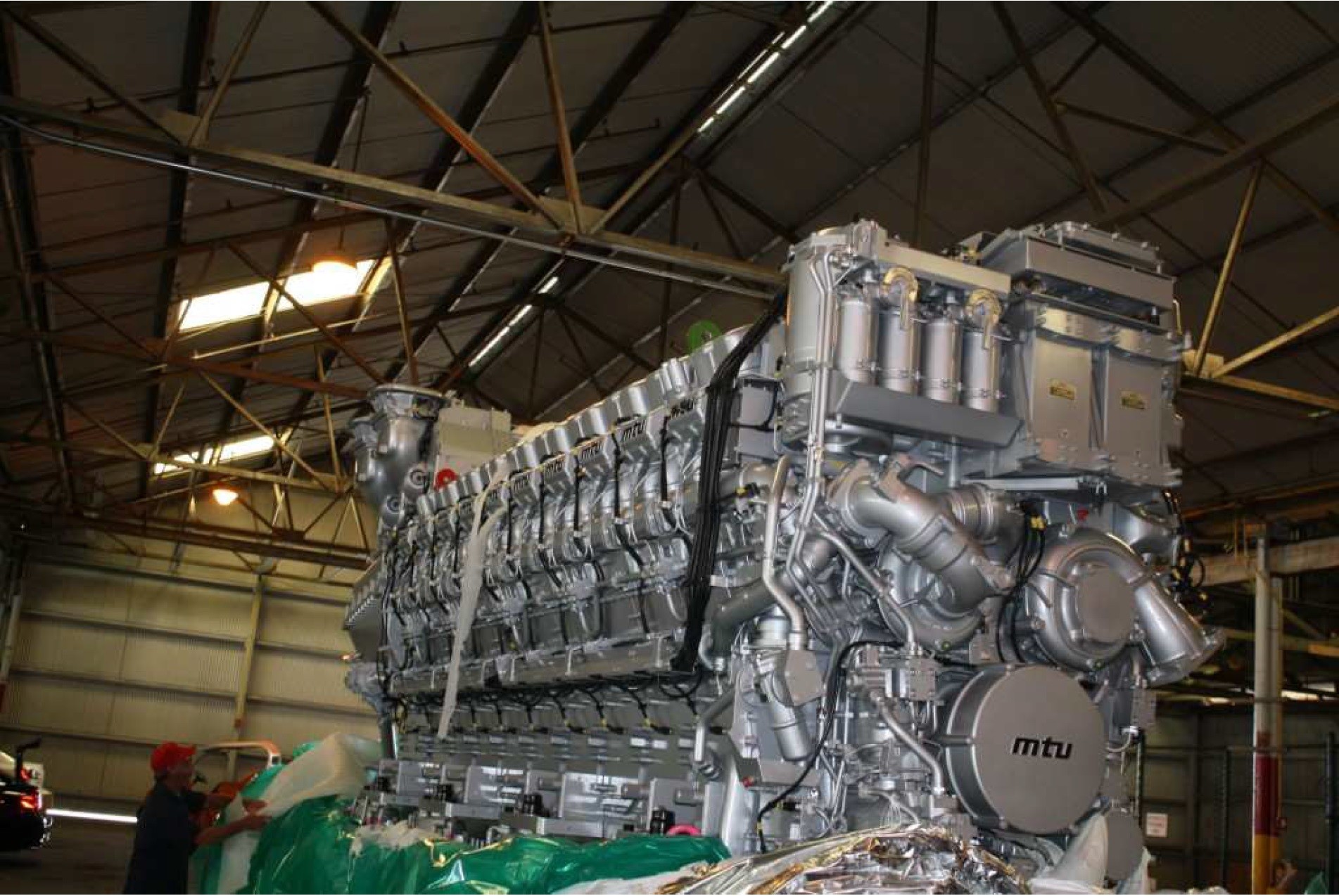 MTU used generator set, MTU 20V 8000 M70, MTU 20V8000, 1500rpm, 2000kva